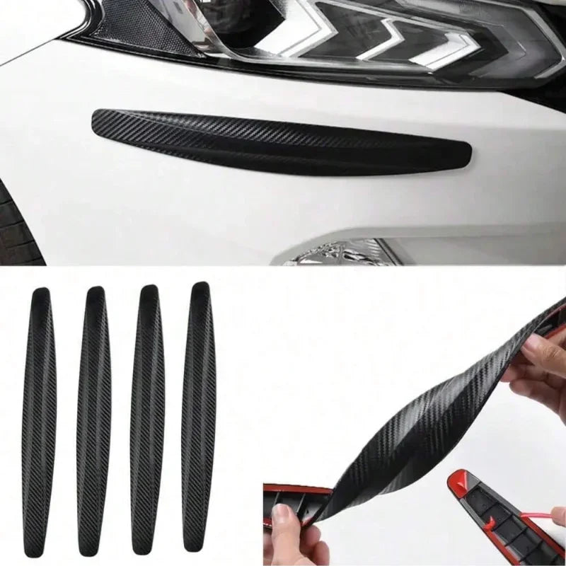 Car Front and Rear Corner Bumper Guard, 2pcs Universal Anti-Collision Protector Stickers, Anti-Scratch Car Accessories