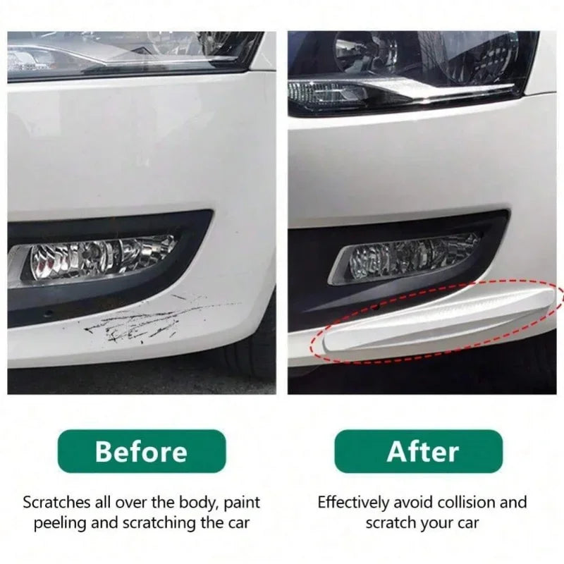2pcs Universal AntiCollision Protector Stickers Car Front And Rear Corner Bumper Guard Antiscratch  2