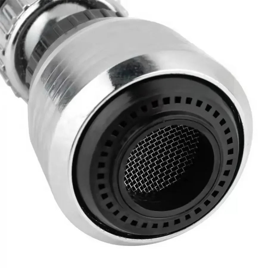 Kitchen Stainless Steel Faucet Sprinkler Spray Extender, Water-saving Rotating Bubbler for Better Flow