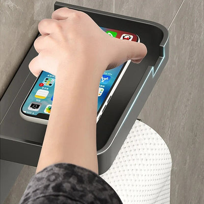 Toilet Paper Holder, Kitchen Towel Rack, Phone Storage, Bathroom Wall-Mounted Organiser, Seasoning Bottles Rack