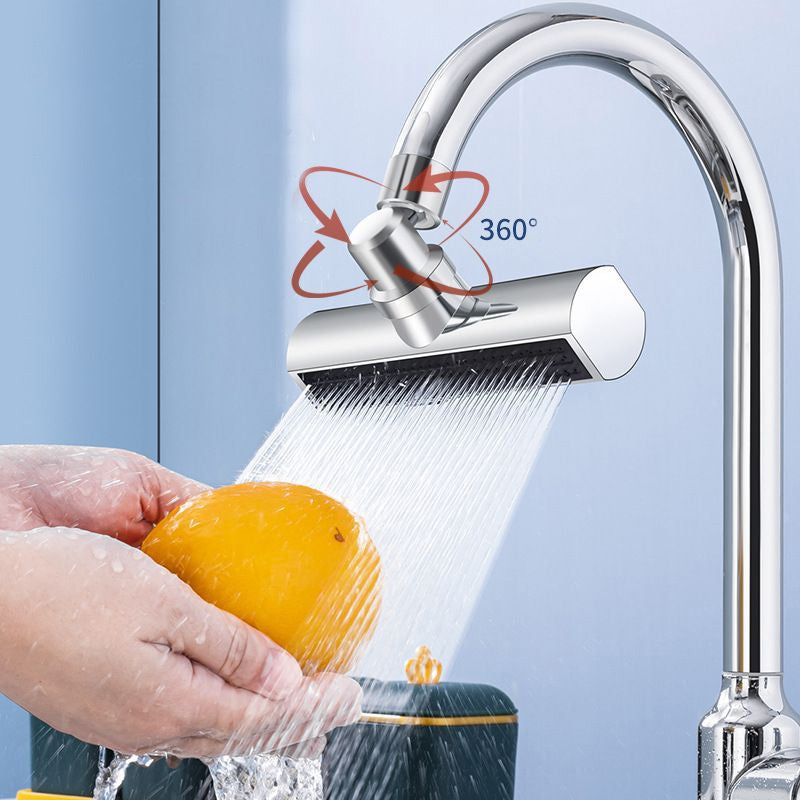 New Kitchen Waterfall Faucet Extension Threemode Universal Swivel Splashproof Nozzle Sink 4