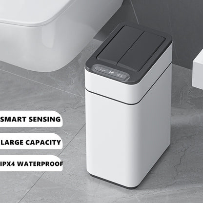 Smart Trash Can Stainless Steel Waste Bin for Kitchen, High Garbage Bin Wastebasket
