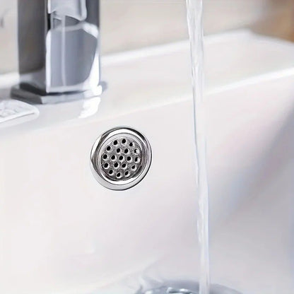 Chrome Sink Overflow Cover Set Leak Proof Easy Install 1