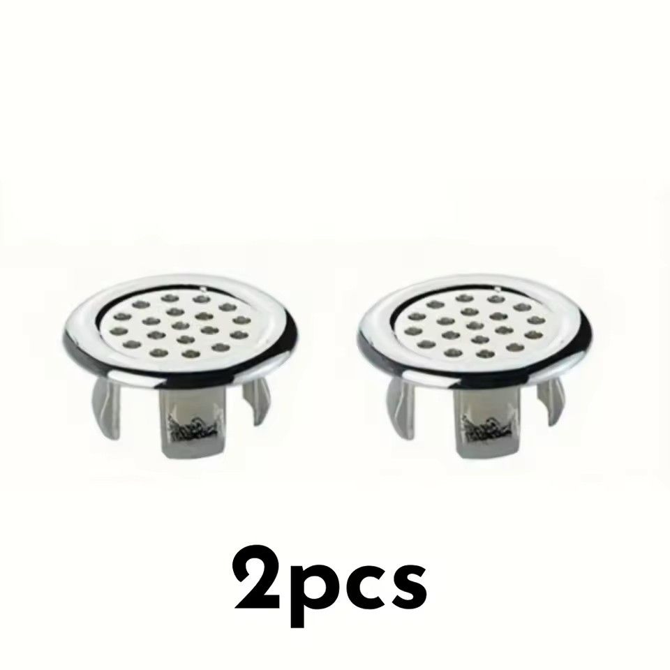 Chrome Sink Overflow Cover Set Leak Proof Easy Install 5
