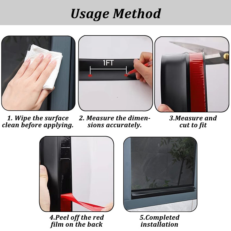 Water Blocking Bar for Sliding Window, Balcony Insulation Sealing Strip