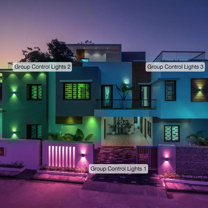Smart Modern Outdoor Wall Lights LED Patio Light With Adjustable Beam And Voice Control 3