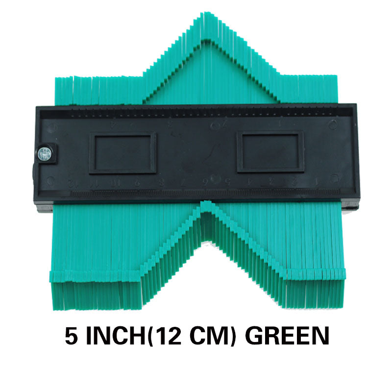 Profile Contour Gauge line Copier Ruler Cutting template Construction Woodworking Measuring instrument ceramic Tiling tiles tool