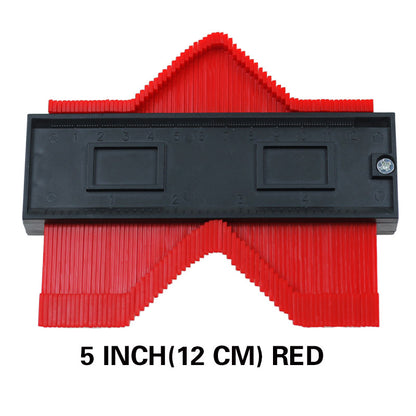 Profile Contour Gauge line Copier Ruler Cutting template Construction Woodworking Measuring instrument ceramic Tiling tiles tool