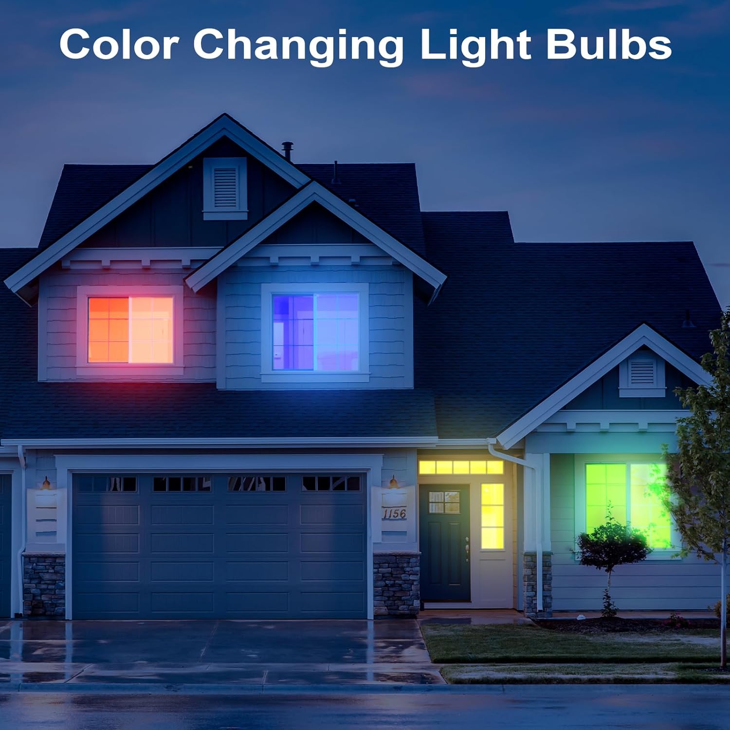 WiFi Smart Light Bulb  Color Changing Dimmable  Alexa And Google Home Compatible Music Sync 4