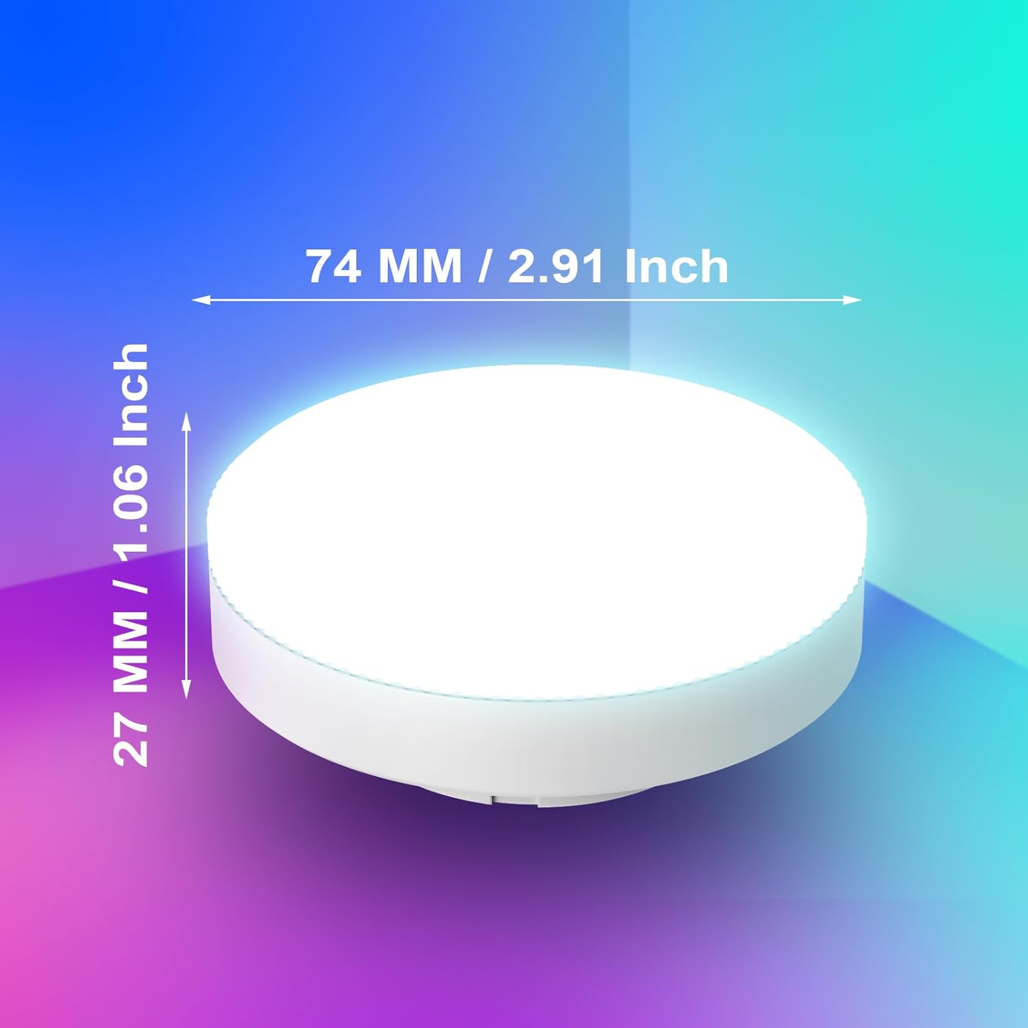 WiFi Smart Light Bulb  Color Changing Dimmable  Alexa And Google Home Compatible Music Sync 6
