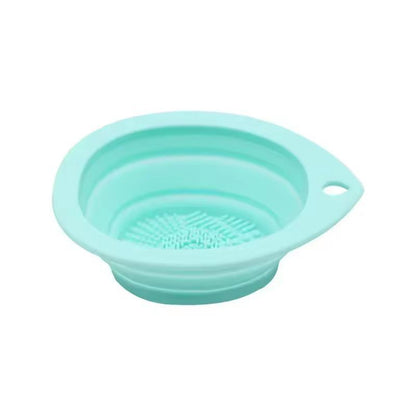 Premium Silicone Makeup Brush Cleaning Bowl  PowderPuff Scrubber The Ultimate Foldable Tool For Spo 9