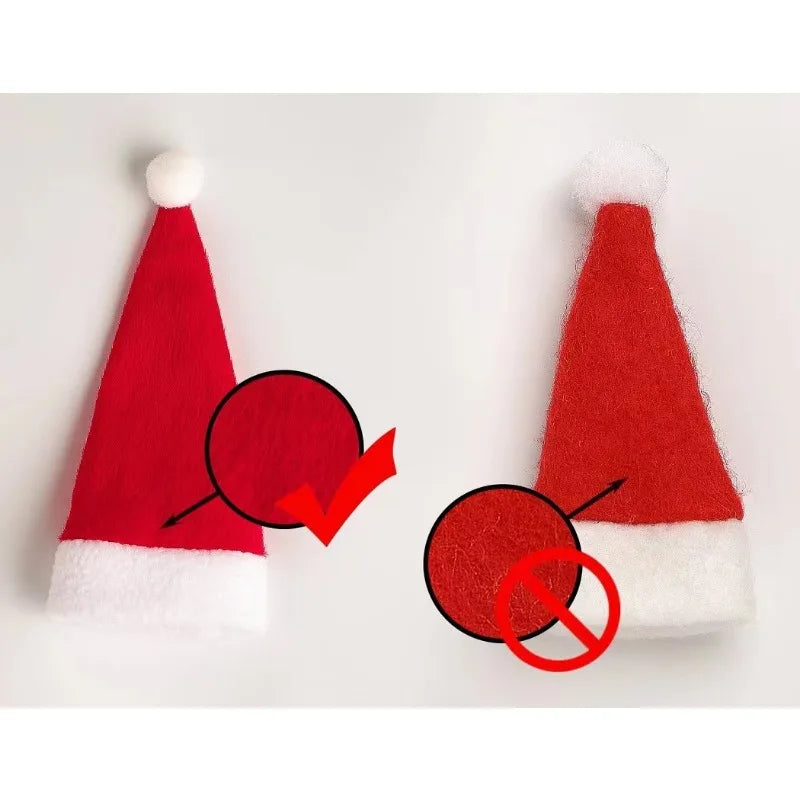 Merry Christmas Tableware Bag Holder Christmas Hat Fork Knife Cutlery Bag Christmas Decor For Home 3