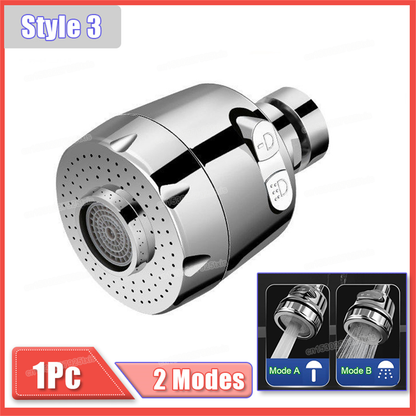 Water Saving Faucet Extender, Kitchen Bathroom 360 Degree Rotatable Nozzle