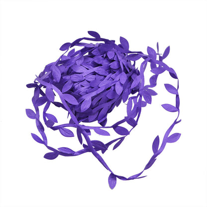 10 Meter, Silk Leaf-Shaped, Artificial Green Leaves, for DIY Wreath, Scrapbooking, Craft Decoration