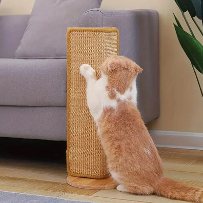 Cat Scratch Mats, Natural Sisal Scratcher Mat, Horizontal Floor Scratching Pad for Carpets & Couch