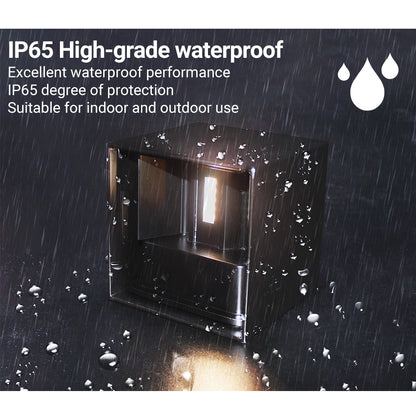 Smart LED Wall Lamp RGBCW  WIFI APP Alexa Control Cube Adjustable Angle Waterproof Aluminum 5