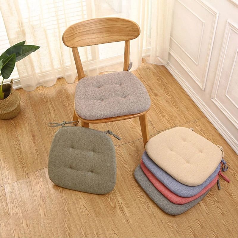Cotton Linen Chair Cushion