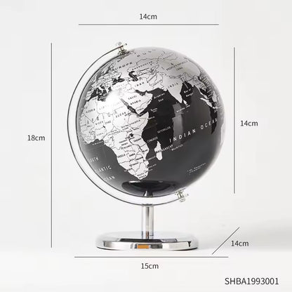 Elegant Crafted Globe Modern Desk World Map Globe For Home Study  Decor 15