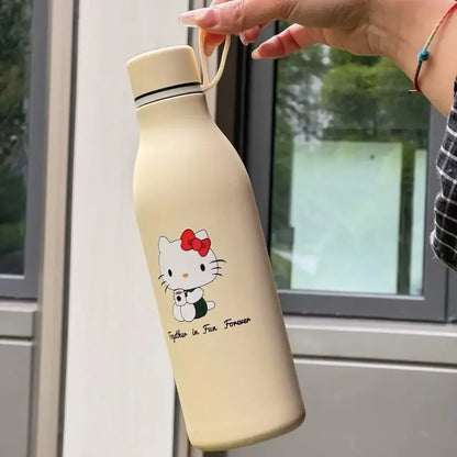 Hello Kitty Joint Stainless Steel Mug Portable Sports Cup Cute Girl Replica Gift 8