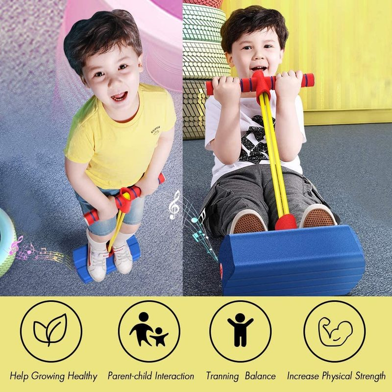 Foam Pogo Jumper for Kids, Fun Outdoor Toys for Boys and Girls, Autism-Friendly Interactive Play Toy