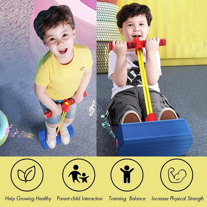 Foam Pogo Jumper for Kids, Fun Outdoor Toys for Boys and Girls, Autism-Friendly Interactive Play Toy