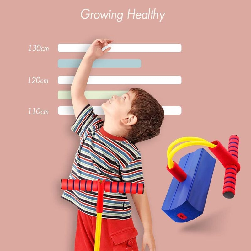 Foam Pogo Jumper for Kids, Fun Outdoor Toys for Boys and Girls, Autism-Friendly Interactive Play Toy