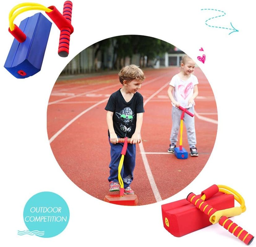 Foam Pogo Jumper for Kids, Fun Outdoor Toys for Boys and Girls, Autism-Friendly Interactive Play Toy