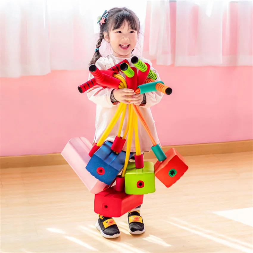 Foam Pogo Jumper for Kids, Fun Outdoor Toys for Boys and Girls, Autism-Friendly Interactive Play Toy