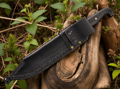 Buy Now Tercio Raider 10 Inch Full Tang Bowie Knife Leather Sheath Micarta Grips