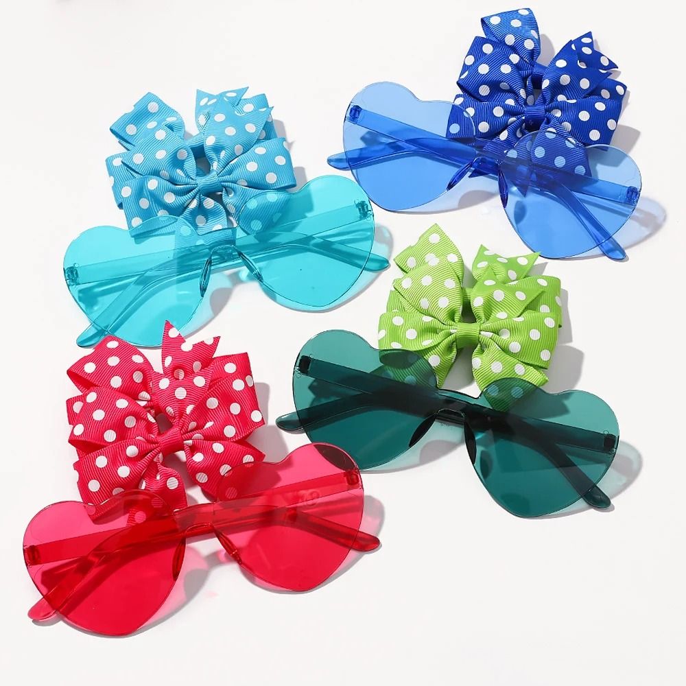 Girls Bow Hair Clip Set 3 Pack 1