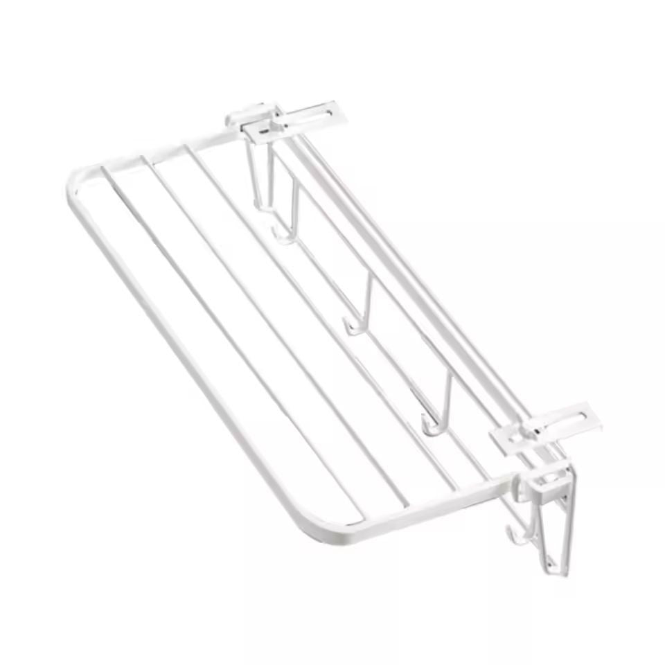 Premium FoldAway Balcony Clothes Drying Rack Indoor  Outdoor Rail Mounted Drying Solution 5