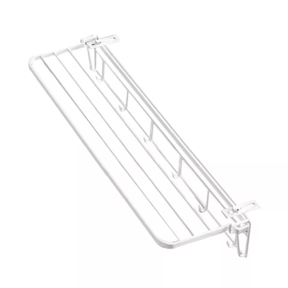 Premium FoldAway Balcony Clothes Drying Rack Indoor  Outdoor Rail Mounted Drying Solution 7