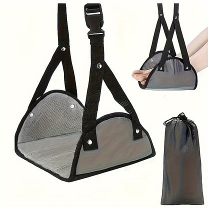 Adjustable Foot Hammocks For Travel Car Air Plane Rest Office 1