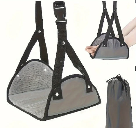 Adjustable Foot Hammocks For Travel Car Air Plane Rest Office 8