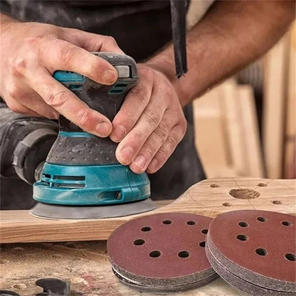 8 Hole Sanding Disc Set For Wood And Metal 125mm Multiple Grits 2