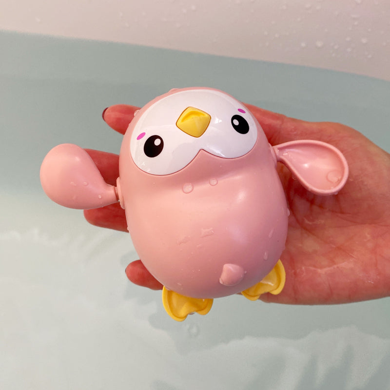 Kids Cute Duck Penguin Egg Bath Toy, Water Spray Sprinkler for Bathroom Shower Swimming, Baby Bathing Toy Gift For Kids