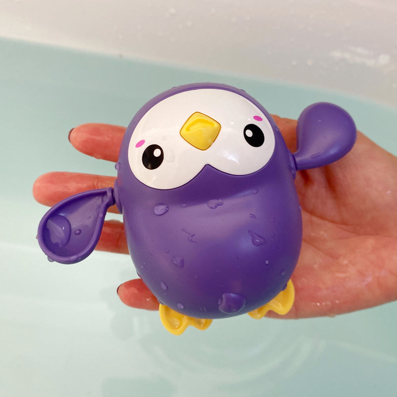 Kids Cute Duck Penguin Egg Bath Toy, Water Spray Sprinkler for Bathroom Shower Swimming, Baby Bathing Toy Gift For Kids