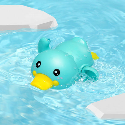 Kids Cute Duck Penguin Egg Bath Toy, Water Spray Sprinkler for Bathroom Shower Swimming, Baby Bathing Toy Gift For Kids