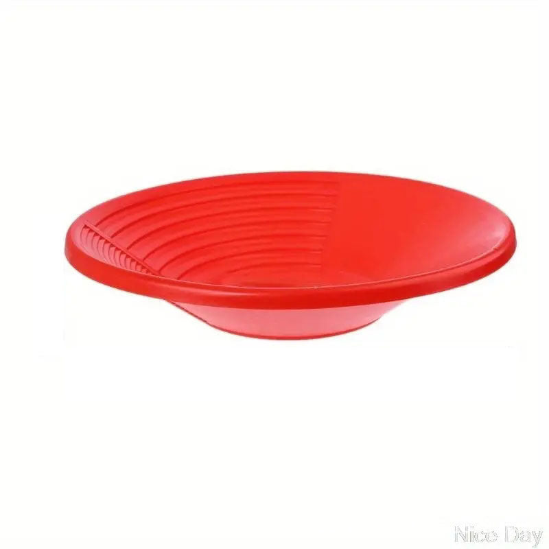 Gold Panning Equipment, Plastic Gold Pan Basin Nugget Mining, River Dredging Prospecting Tool