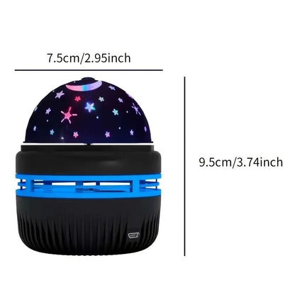 Starry Sky LED Projector Light Rotating Magic Ball Moon  Star Night Light For Home Decor 4