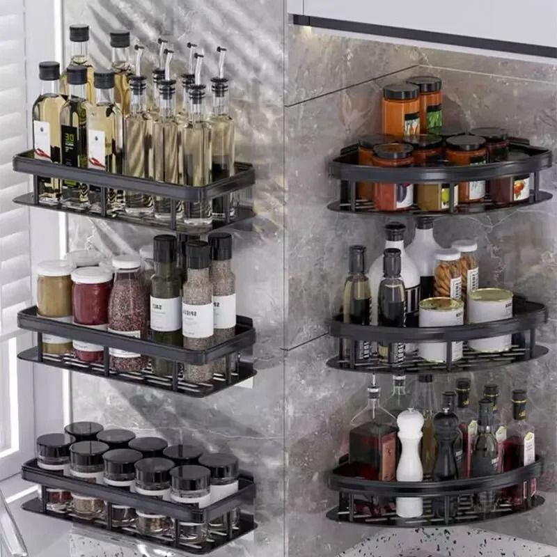 No Drill Corner Bathroom Storage Rack For Shower And Bathroom Organization 2