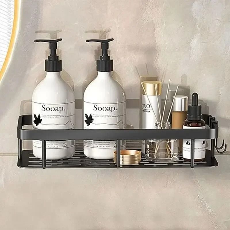 No Drill Corner Bathroom Storage Rack For Shower And Bathroom Organization 7