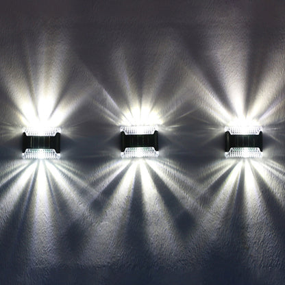 Waterproof Solar LED Wall Lamp for Outdoors, Solar LED Wall Light, Garden Decoration Up and Down Lighting