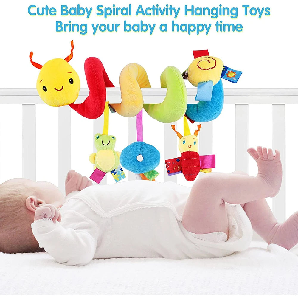 Activity Rattle Toy for Babies, Musical Hanging Toy for Crib Stroller Car Seat Boys Girls