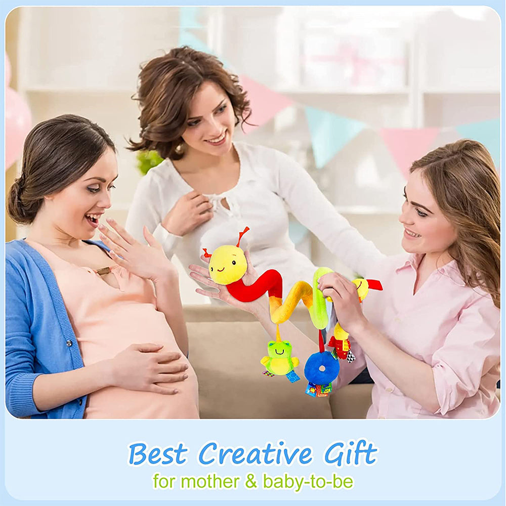 Activity Rattle Toy for Babies, Musical Hanging Toy for Crib Stroller Car Seat Boys Girls