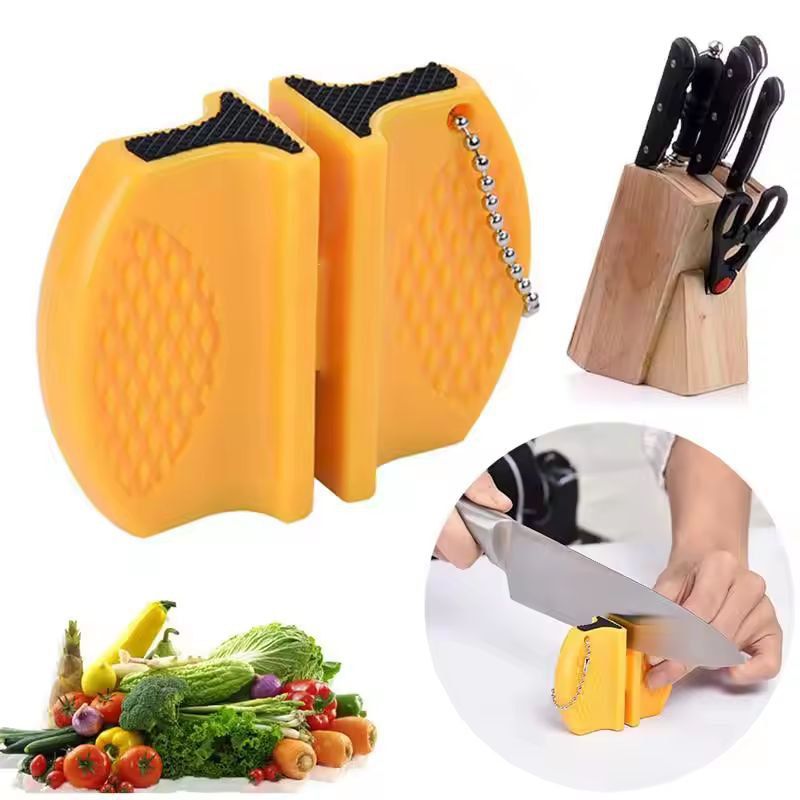 PrecisionEdge Mini DualSide Knife Sharpener  Portable Outdoor  Kitchen Edge Rescue 8