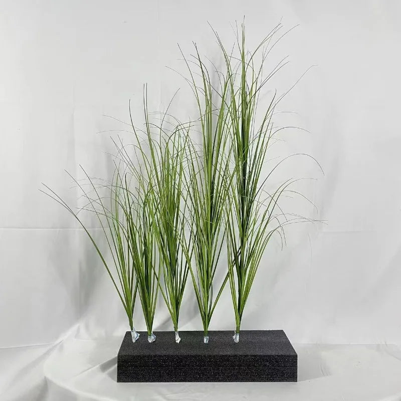 Simulated Small Grass Bushes for Decorating Fake Grasslands, Onion Grass and Green Plants for Home Decoration