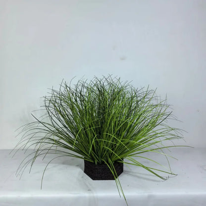 Simulated Small Grass Bushes for Decorating Fake Grasslands, Onion Grass and Green Plants for Home Decoration