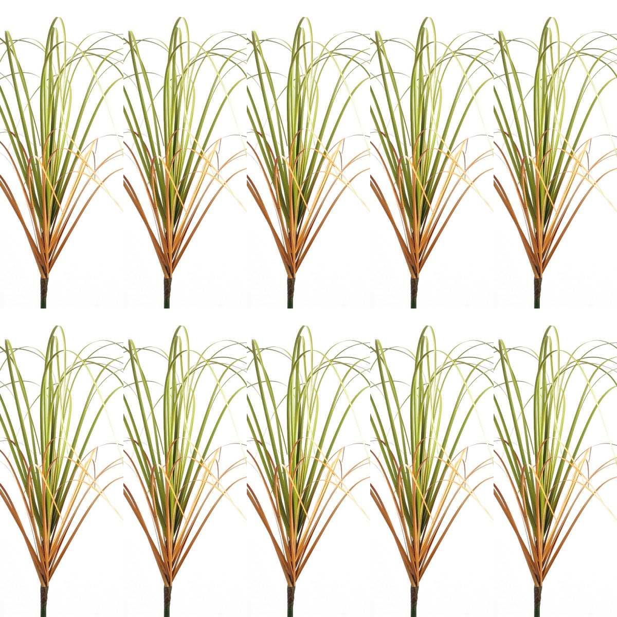 Simulated Small Grass Bushes for Decorating Fake Grasslands, Onion Grass and Green Plants for Home Decoration