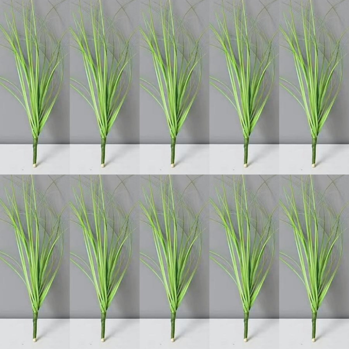 Simulated Small Grass Bushes for Decorating Fake Grasslands, Onion Grass and Green Plants for Home Decoration